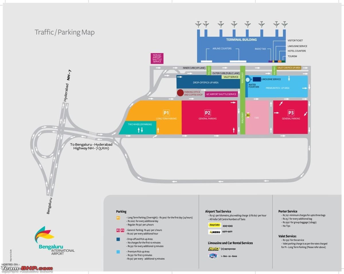 airport Bangalore mapa