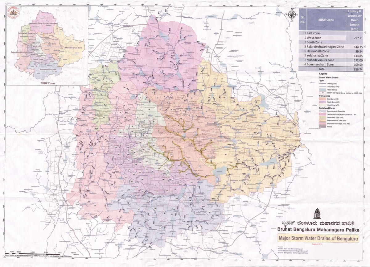 mapa ng BBMP rajakaluve